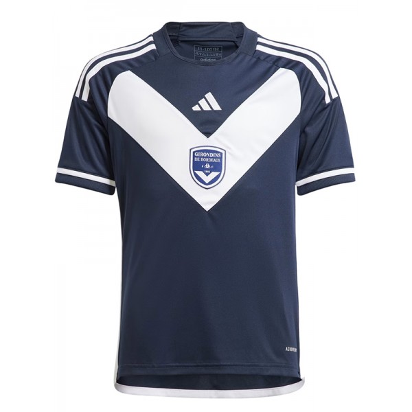 Girondins de Bordeaux home jersey soccer uniform men's first football kit sports top shirt 2023-2024